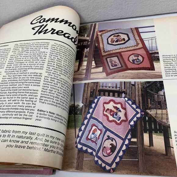2 Lady's Circle Patchwork Quilts Magazines Dec 1992 & April 1993 Quilt Patterns - Picture 10 of 11